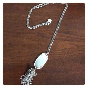 Kendra Scott Ryan's Silver Necklace in Slate